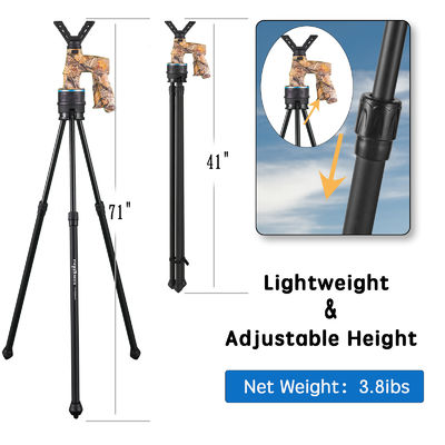 7.5x7.5x100cm 360 Degree Swivel Shooting Stand 1 X Bracket Included