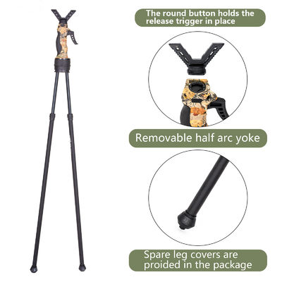 Weaver Picatinny Mount Shooting Sticks With Leg Folding And Angle Adjustment