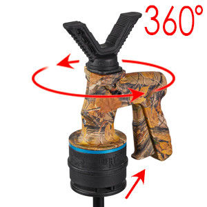40-61 Inches Height Adjustment Hunting Rifle Bipod 4 Inches Mount Height Picatinny Weaver Mount Type