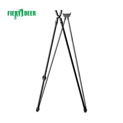 Black Outdoor Activities Hunting Stick 1.5m Aluminum Alloy